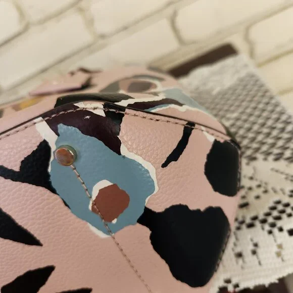 Kate Spade NY Eva Paper Rose Large Shoulder Bag Purse - Picture 12 of 14